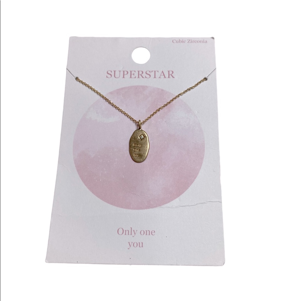 SUPERSTAR Charm Necklace “Only One You”